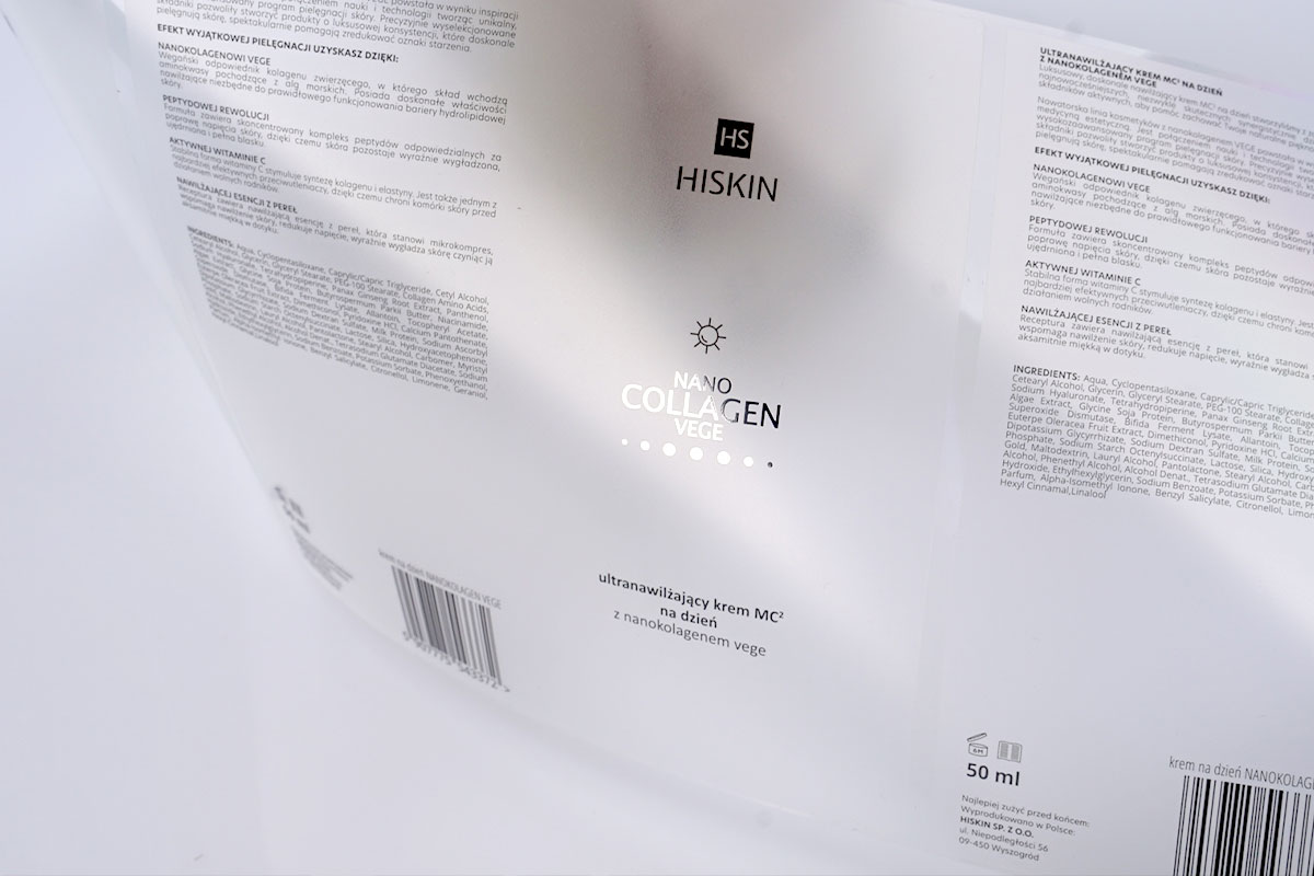 selbstklebende Etiketten Digitaldruck Silber Kaltprägung transparente PP-Folie matt lackiert