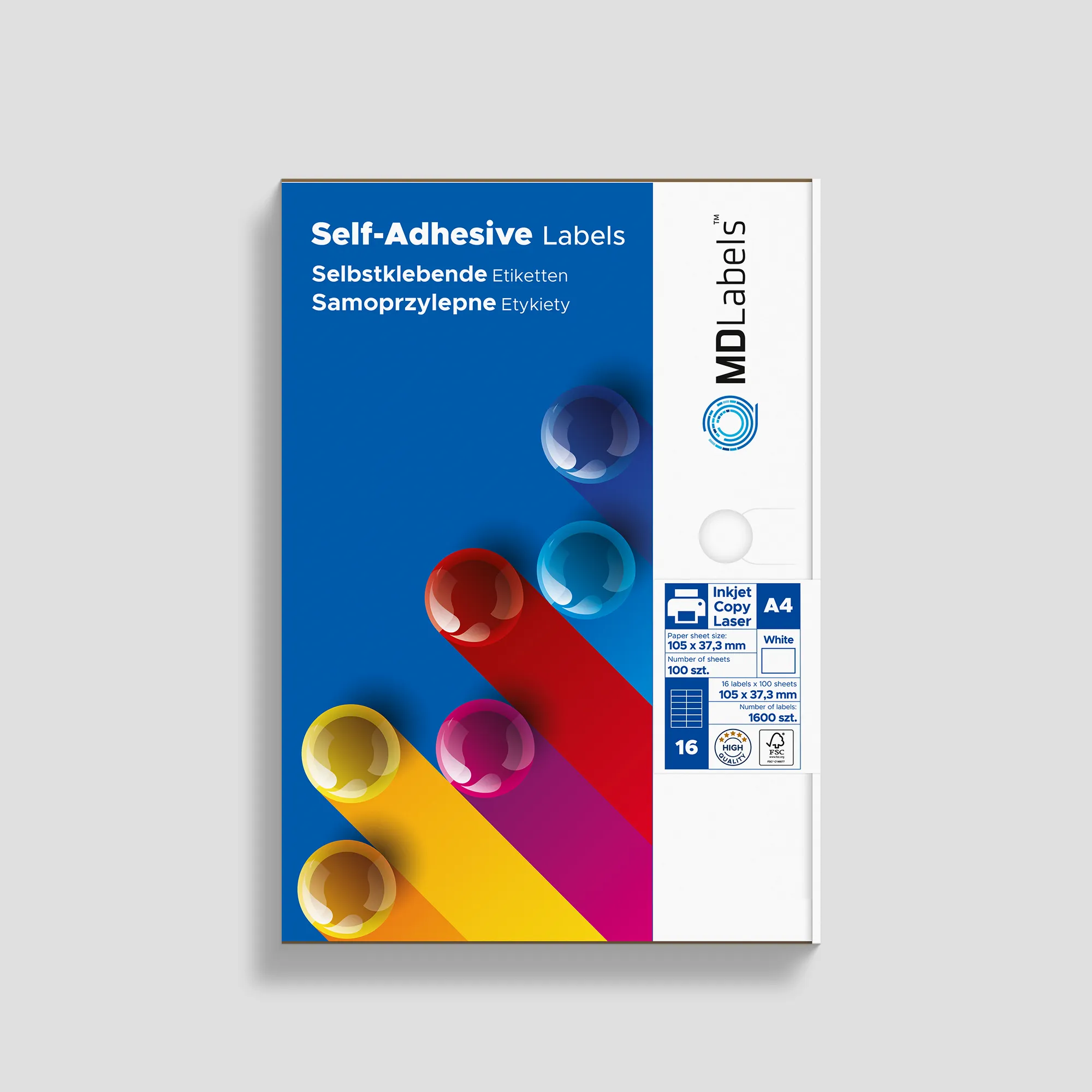 Etykiety arkusze A4